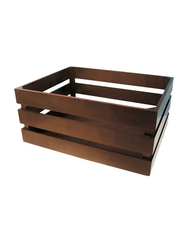 RMS Cassetta in Legno, Marrone Misure: 43X33X19