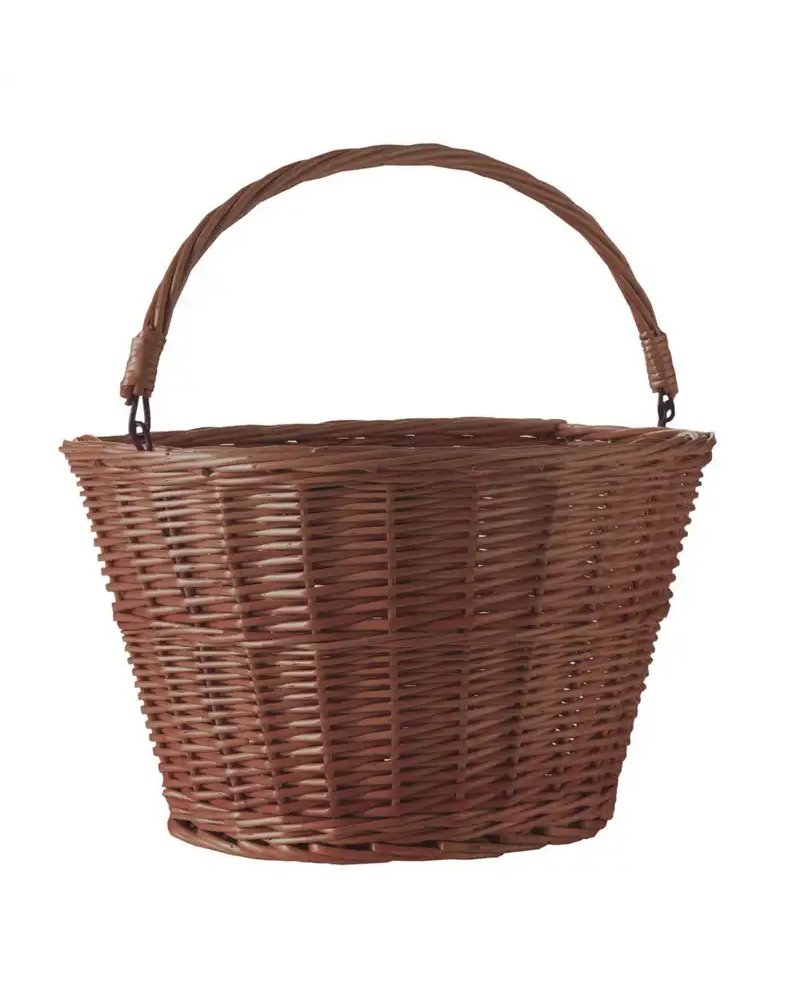 RMS Wicker Basket, Brown Color, 36X26X22H Cm, With Qr Bracket