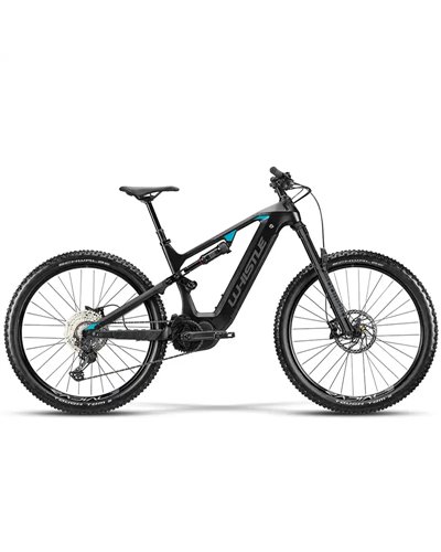 Atala Whistle e-MTB S-Rush C8.4 Shimano XT 12v EP800 720Wh, Nero Opaco/Blu Antracite Lucido