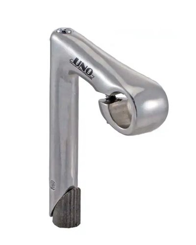 RMS Attacco Manubrio Tipo Torino in Alluminio Silver, Diametro 22.2 Altezza 150mm Estensione 100mm