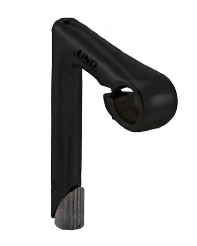 RMS Attacco Manubrio Tipo Torino in Alluminio Nero, Diametro 22.2 Altezza 150mm Estensione 100mm