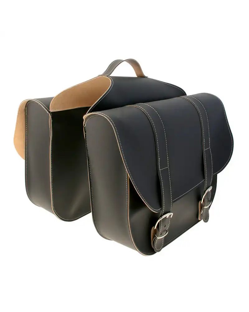 RMS Leatherlike Bike Side Bags, Black