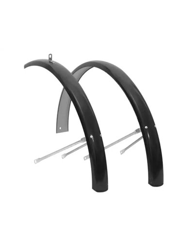 RMS Olanda 26 Black Metal Fenders, Preassembled