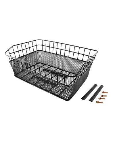RMS Steel Rectangular Maxi Basket, Black