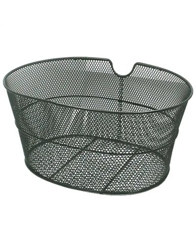 RMS Iron Oval Bicycle Basket, Black