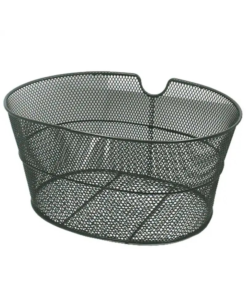 RMS Iron Oval Bicycle Basket, Black