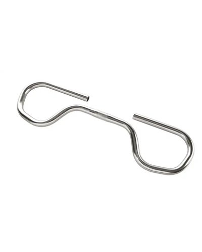 RMS Handlebar Touring 25, 4X590mm, Silver Polish Color
