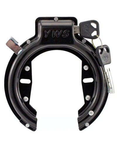 RMS Lucchetto ad Arco Strong Nero Con Viti