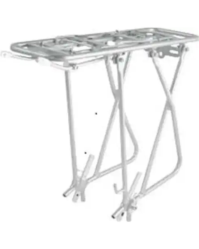 Rms Portapacchi Bici Posteriore Bici 26 - 28 Silver