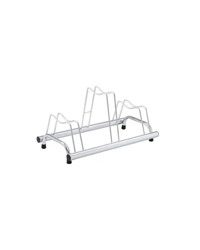 RMS Patented Bike Rack For 3 Bikes - Also For Disc Brakes Bikes, Silver Color.
