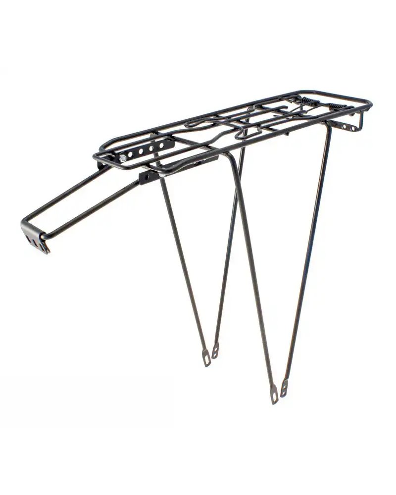 RMS Steel Luggage Carrier, 28, Black, Max Load 25Kg