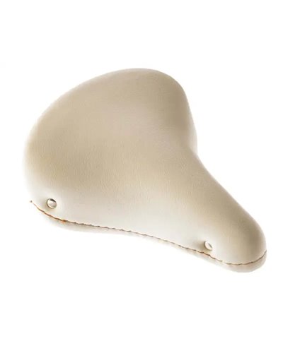 RMS Sella Old Time R, Molla Doppia, con Morsetto, Crema.
