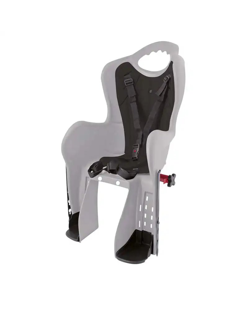 RMS Rear Child Bike Seat Elibas, Light Gray With Black Lining