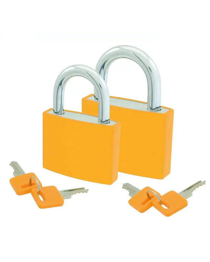 RMS Set Due Lucchetti 40+50mm, Arancio