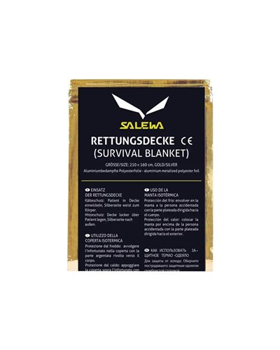 Salewa Coperta D'Emergenza Resscue Blanket, Gold/Silver