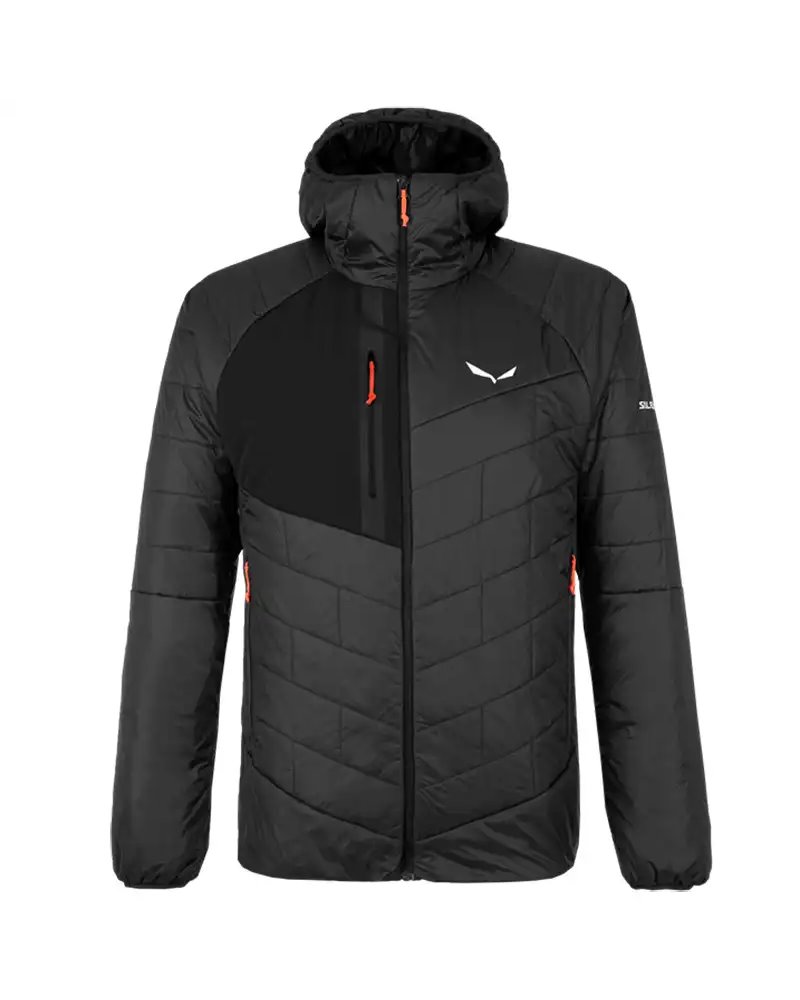 Salewa Catinaccio TirolWool Responsive Men's Hooded Jacket, Black Out