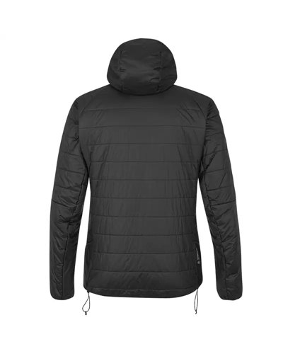 Salewa Catinaccio TirolWool Responsive Giacca Uomo con Cappuccio, Black Out