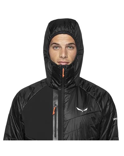 Salewa Catinaccio TirolWool Responsive Men's Hooded Jacket, Black Out