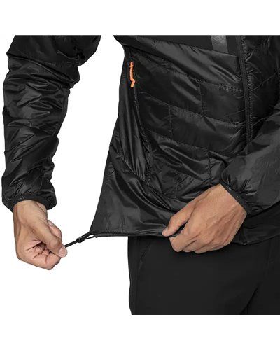 Salewa Catinaccio TirolWool Responsive Giacca Uomo con Cappuccio, Black Out