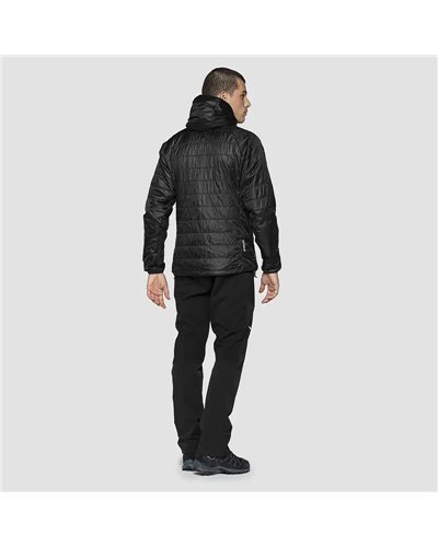 Salewa Catinaccio TirolWool Responsive Giacca Uomo con Cappuccio, Black Out