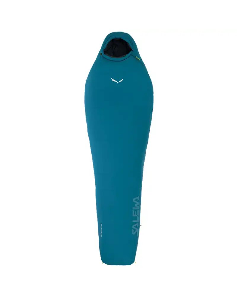 Salewa Diadem Warm Long Saccoletto in Piuma RDS -10° C - Destro, Ink Blue