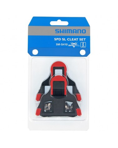 Shimano Cleat Set SPD-SL SH10 Red 0°