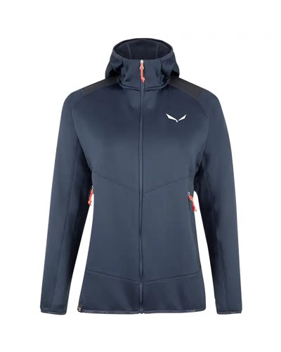 Salewa Odle Polarlite Giacca Pile Donna Full-Zip, Navy Blazer
