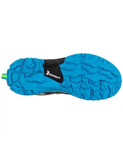 Salewa JR Wildfire Scarpe Bambino, Fluo Green/Blue Danube