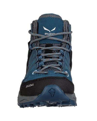 Salewa JR Alp Trainer Mid GTX Gore-Tex Scarpe Bambino, Dark Denim/Charcoal
