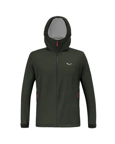 Salewa Puez Aqua 4 2.5L Powertex Men's Waterproof Jacket, Dark Olive/01910