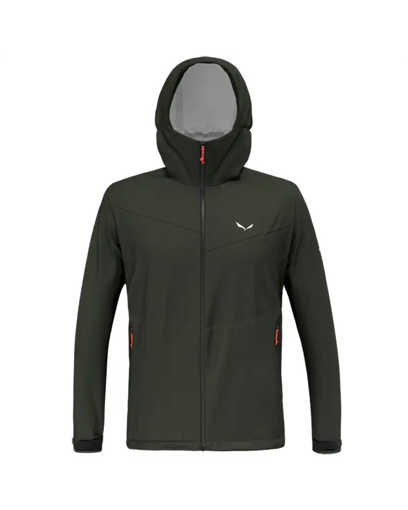 Salewa Puez Aqua 4 2.5L Powertex Giacca Uomo Impermeabile, Dark Olive/01910