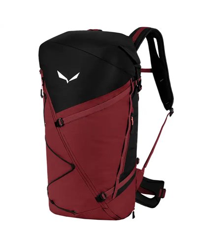 Salewa Puez 32+5 Women's Trekking Backpack, Syrah/Black Out
