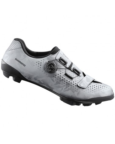 Shimano SH-RX800 Men's Gravel Cycling Shoes, Silver