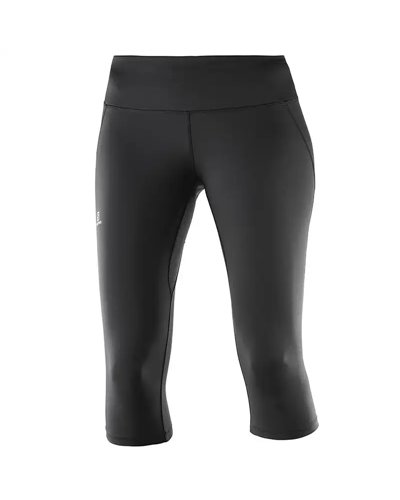Salomon Agile Mid Tight W Women's Trail Running Tight, Black