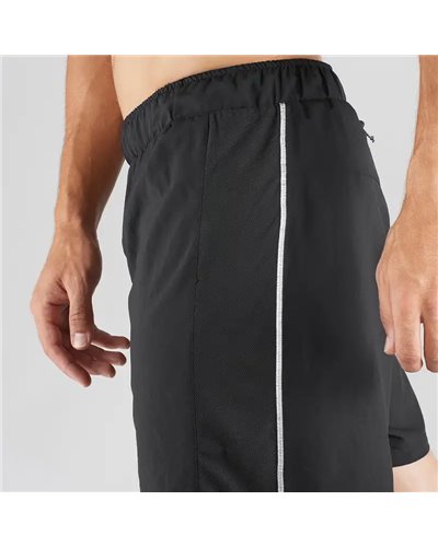 Salomon Agile 2in1 Men's Running Shorts with Inner Tight, Black