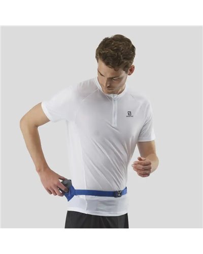 Salomon Active Belt Running Waist Pack, Nautical Blue/Mood Indigo (600 ml 3D Bottle Included)
