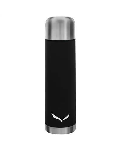 Salewa Rienza Borraccia Termica 1 Litro in Acciaio Inox, Black