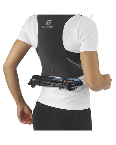 Salomon Sense Pro 5 Set W Hydration Running Women's Pack/Vest, Black (2 500 ml Soft Flask Included)