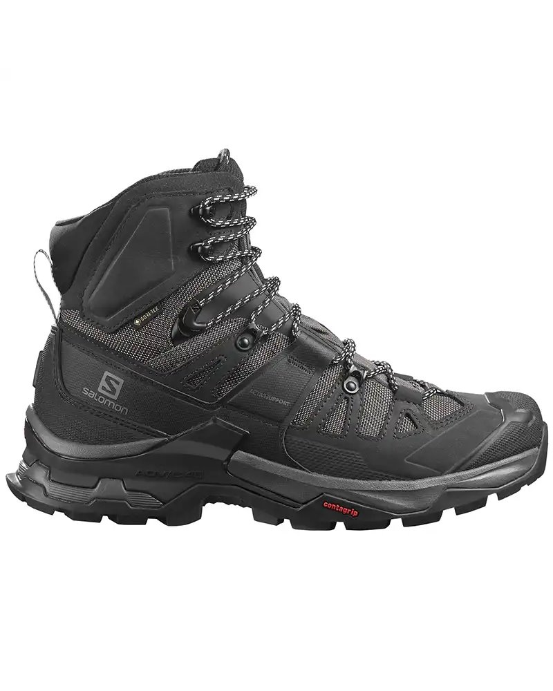 Salomon Quest 4 GTX Gore-Tex Men's Trekking Boots, Magnet/Black/Quarry