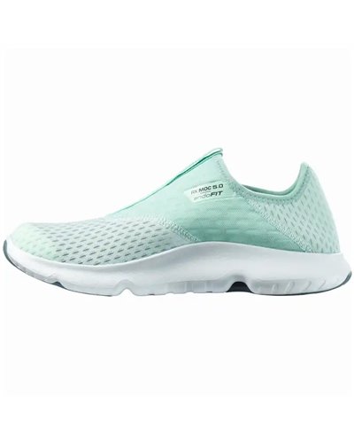 Salomon RX Moc 5.0 Women's Recovery Shoes, Opal Blue/White/White