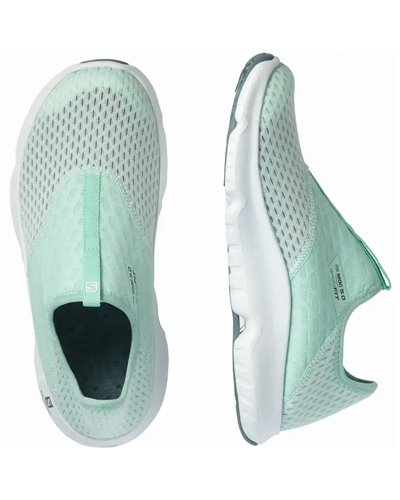 Salomon RX Moc 5.0 Women's Recovery Shoes, Opal Blue/White/White