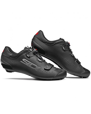 Sidi Sixty Men's Road Cycling Shoes, Black/Black