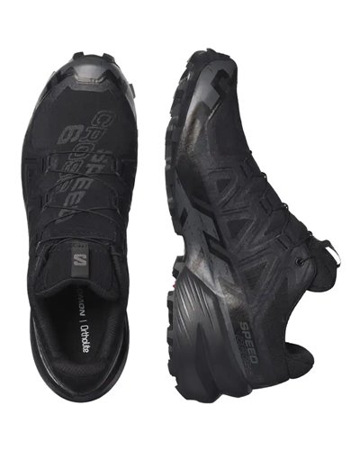 Salomon Speedcross 6 GTX Gore-Tex Men's Trail Running Shoes, Black/Black/Phantom
