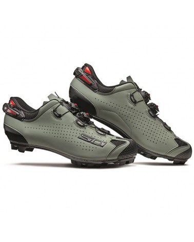 Sidi Tiger 2 Carbon SRS Men's MTB Cycling Shoes, Nero/Salvia