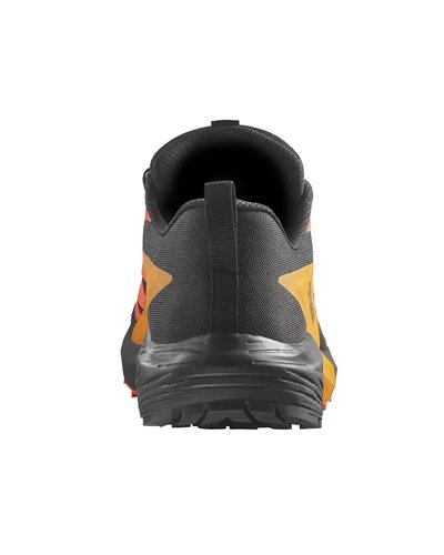 Salomon Sense Ride 5 GTX Gore-Tex Men's Trail Running Shoes, Black/Scarlet Ibis/Turmeric