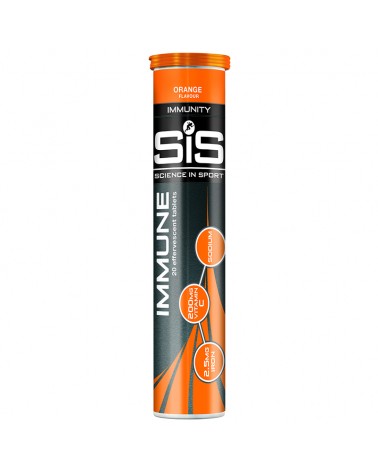 SIS GO Immune Moisturizing Tablets Orange, 20 Effervescent Tabs of 4.2g
