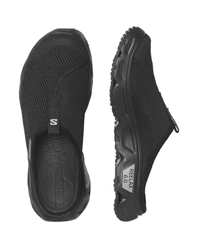 Salomon Reelax Slide 6.0 Scarpe Uomo, Black/Black/Alloy