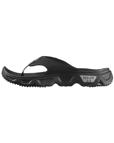 Salomon Reelax Break 6.0 Infradito Uomo, Black/Black/Alloy