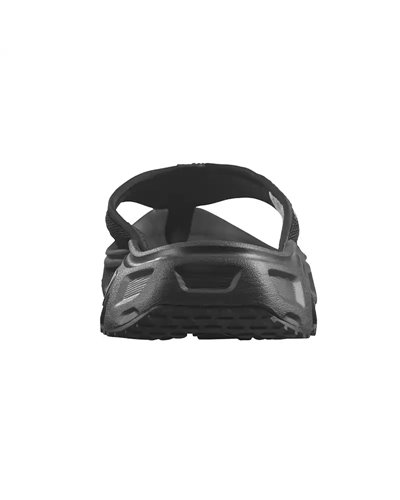 Salomon Reelax Break 6.0 Men's Flip Flop, Black/Black/Alloy