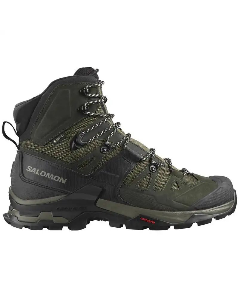 Salomon Quest 4 GTX Gore-Tex Scarponi Trekking Uomo, Olive Night/Peat/Safari
